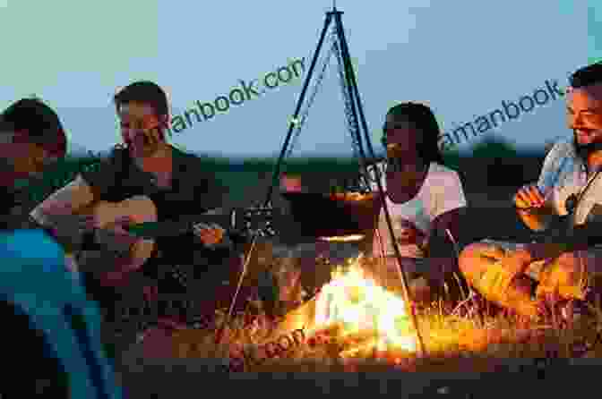 A Group Of Poets Sitting Around A Campfire, Singing And Playing Instruments. The Poetry Of Bliss Carman Volume IV: More Songs From Vagabondia