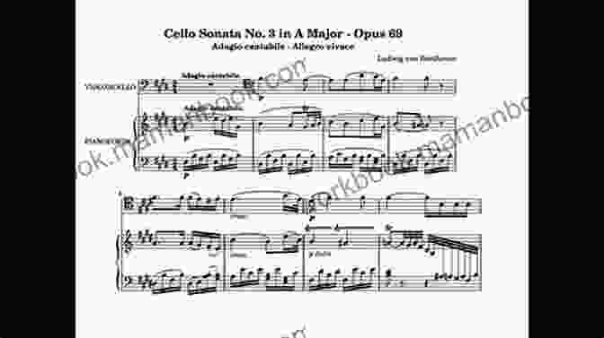 Beethoven Cello Sonata No. 5 In A Major, Op. 69 Sheet Music Score Beethoven Cello Sonata No 3 In A Major Op 69 (sheet Music Score)