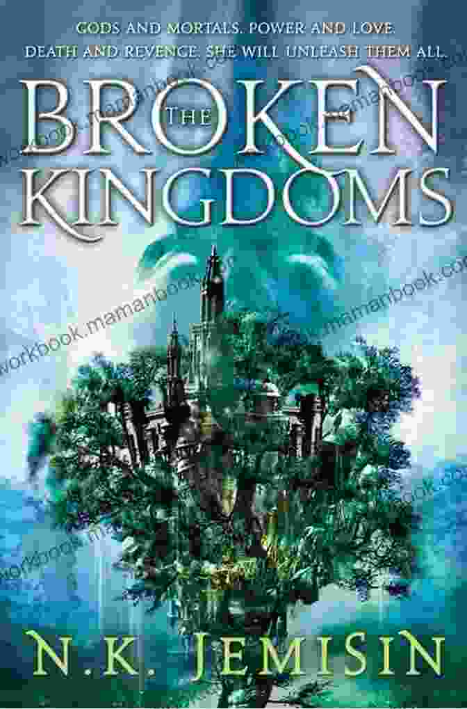 Book Cover Of The Broken Kingdoms With A Woman Sitting On A Throne With An Eye In The Background The Eye In The Door (Regeneration Trilogy 2)