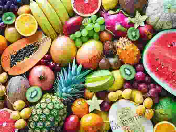 Debi Roberts Holding A Variety Of Exotic Fruits Foreign Fruit Debi Roberts