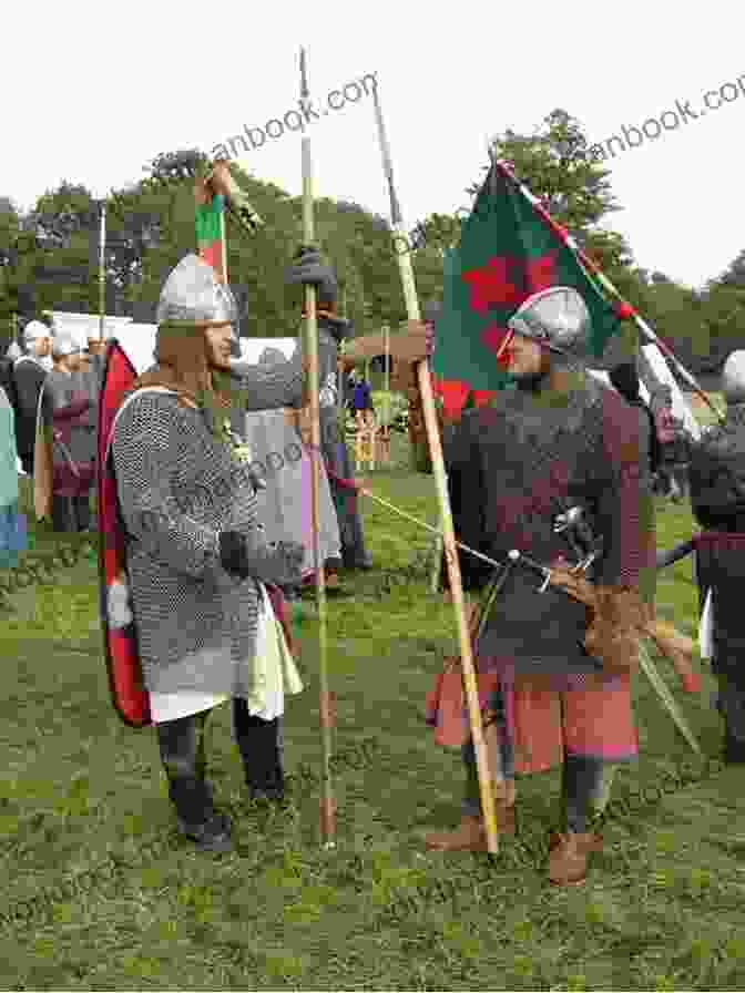 Re Enactors In Medieval Costumes, Depicting The Battle Of Hastings At Battle Abbey, A Short Distance From Winchelsea. Winchelsea Alex Preston